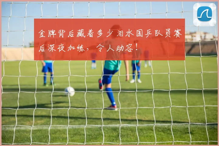 金牌背后藏着多少泪水国乒队员赛后深夜加练，令人动容！